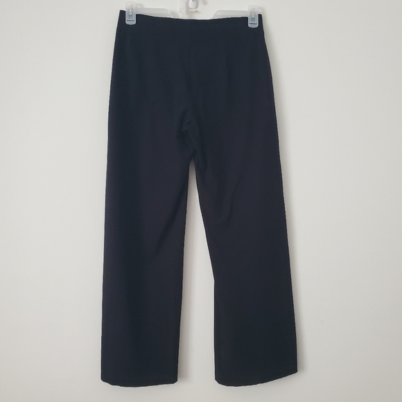 Eileen Fisher  Straight Leg Cropped Trousers Pants in black Size Small - Picture 6 of 10